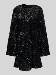 Paillettenkleid mit Rückenausschnitt Modell 'PCKAMMY' von PIECES - 40