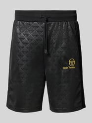 Szorty z wyhaftowanym logo model ‘NERO’ od SERGIO TACCHINI - 4