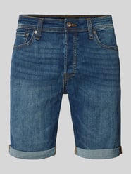 Regular Fit Jeansshorts im 5-Pocket-Design Modell 'RICK' von Jack & Jones Blau - 33