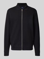 Kardigan z kołnierzykiem polo i zamkiem błyskawicznym od MCNEAL - 12