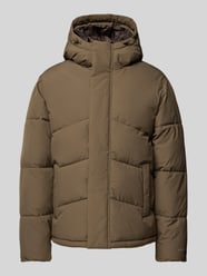 Steppjacke mit Stehkragen Modell 'WORLD' von Jack & Jones Braun - 40