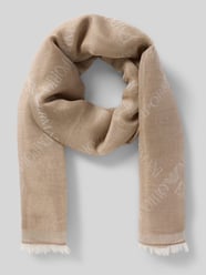 Schal mit Fransen von Emporio Armani Beige - 30