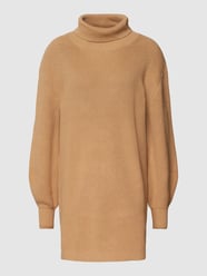 Minikleid in Strick-Optik Modell 'Chunky' von Calvin Klein Jeans Braun - 3