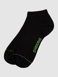 Socken mit Stretch-Anteil im 2er-Pack  von Cheerio Schwarz - 36