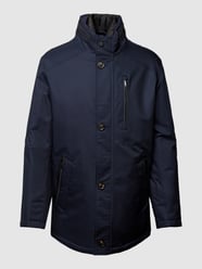 Jacke mit Knopfleiste von bugatti Blau - 43