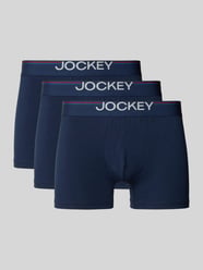 Slim Fit Trunks mit Logo-Stitching im 3er-Pack von Jockey - 14