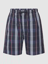 Pyjama-Hose mit Karomuster von Schiesser Blau - 29