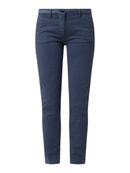 Straight Fit Chino mit Stretch-Anteil Modell 'NewYork' von Mason's Blau - 7