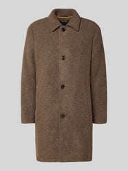 Lange jas met platte kraag en knoopsluiting van MCNEAL - 45