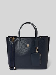 Schoudertas met groot label in reliëf van Tommy Hilfiger - 5