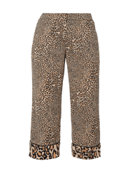 Culotte mit Leopardenmuster  von Twin Set Grau / Schwarz - 39