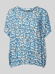 Bluse mit Allover-Print Modell 'jetta' von Kaffe Blau - 19