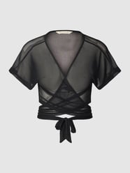 Blouseshirt met all-over-print van REVIEW Zwart - 41