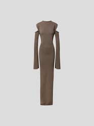 Maxikleid im Cold-Shoulder-Design von Rick Owens Grau - 14