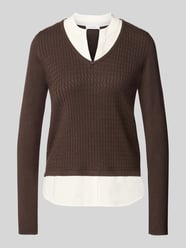 Longsleeve aus Viskose-Mix in Strick-Optik von COMMA - 45