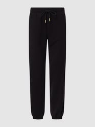 Sweatbroek met logo van strass-steentjes van DKNY PERFORMANCE Zwart - 6