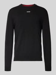 Sweter z dzianiny o kroju regular fit z czystej Bawełna Model 'SAN CASSIUS-C2' od HUGO - 30
