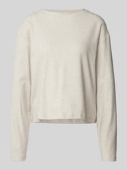 Longsleeve mit Label-Applikation Modell 'ELSA' von Guess Braun - 11