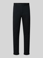 Slim fit stoffen broek met omgeslagen broekspijpen van Lindbergh - 29