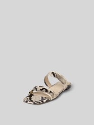 Pantoletten aus echtem Leder von Iro Beige - 22