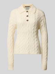 Strickpullover mit Zopfmuster von Scotch & Soda Beige - 29