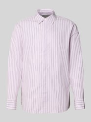 Freizeithemd mit verdeckter Knopfleiste von CK Calvin Klein Bordeaux - 7