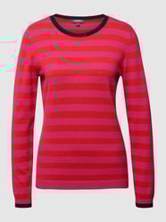 Longsleeve mit Streifenmuster von Montego Rosa - 3