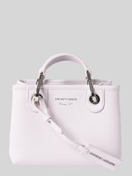 Handtasche mit Label-Print Modell 'MYEA' von Emporio Armani Pink - 8