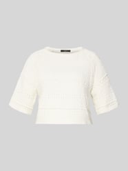 Sweter szydełkowy z czystej bawełny model 'ORCHE' od Weekend Max Mara - 7