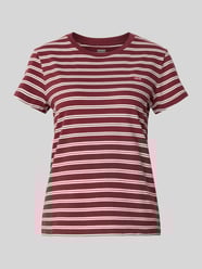 T-Shirt mit Label-Patch Modell 'TRUDY' von Levi's® Bordeaux - 38