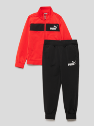 Jogginganzug mit Label-Print Modell 'Poly Suit' von Puma Rot - 16