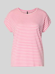 t-shirt o kroju relaxed fit z mieszanki lyocellu model 'AVA' od VERO MODA - 22