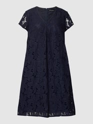 Knielanges Kleid mit Kellerfalte von Betty Barclay Blau - 10