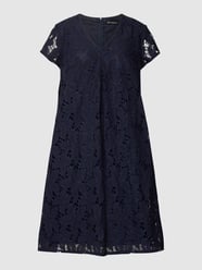 Knielanges Kleid mit Kellerfalte von Betty Barclay Blau - 38