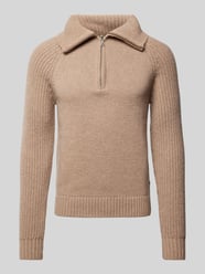 Troyer mit Raglanärmeln Modell 'OTTO' von Thinking Mu Beige - 38