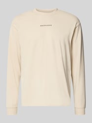 Relaxe Fit Langarmshirt aus reiner Baumwolle von Marc O'Polo DENIM Beige - 41