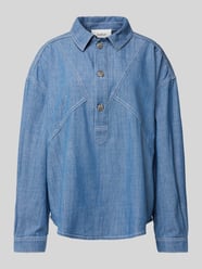 Jeansbluse aus reiner Baumwolle Modell 'KOOL' von ba&sh - 6
