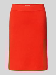 Regular fit rok in gebreide look van Christian Berg Woman - 13