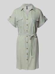 Getailleerde mini-jurk van pure viscose, model 'BUMPY' van VERO MODA - 43