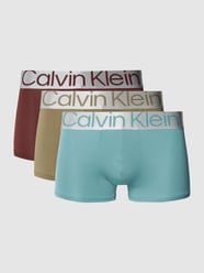 Trunks im 3er-Pack Modell 'Low Rise Trunk 3PK Steel' von Calvin Klein Underwear Braun - 42