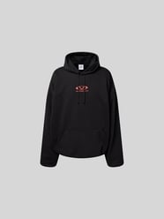 Oversized Hoodie aus Baumwoll-Mix von VETEMENTS Schwarz - 10