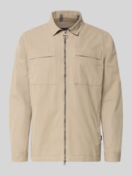 regular fit overshirt van puur katoen model 'GLENDALE' van Barbour Beige - 9