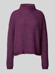 Gebreide pullover met opstaande kraag, model 'Safineynny' van HUGO - 11