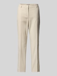 Regular Fit Stoffhose aus Baumwoll-Mix mit Leinen-Anteil von Christian Berg Woman Selection Beige - 19