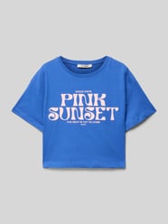 Cropped T-Shirt mit Rundhalsausschnitt von Garcia - 18