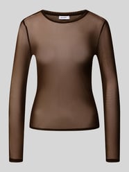 Bluzka z długim rękawem w półprzezroczystym designie model 'JUDITH' od NOISY MAY® - 2