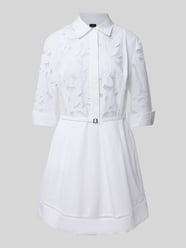 Minikleid mit Spitzenbesatz Modell 'Derodi' von BOSS - 11