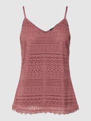 Trägertop mit Häkelspitze Modell 'HONEY LACE' von Vero Moda Rosa - 27