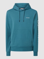 Hoodie mit Logo-Prints von CK Calvin Klein Türkis - 15