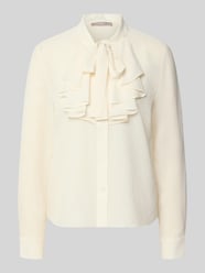 Regular fit strikblouse met ruches van Christian Berg Woman Selection - 26
